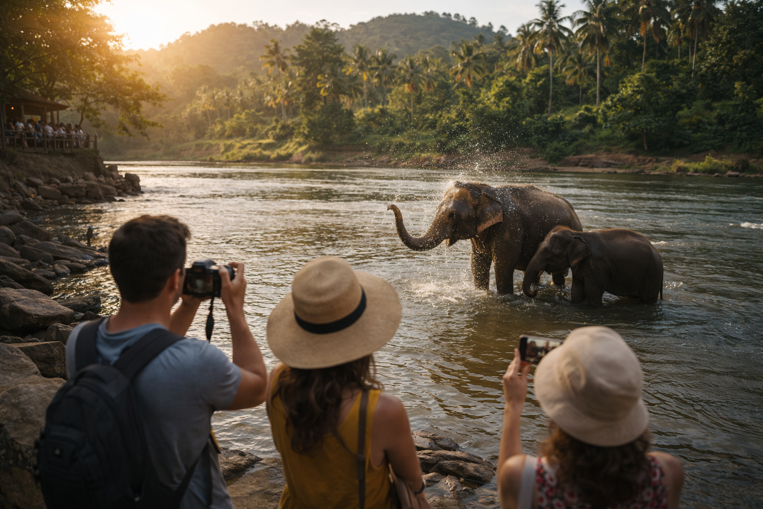Pinnawala elephant orphanage experience in Sri Lanka