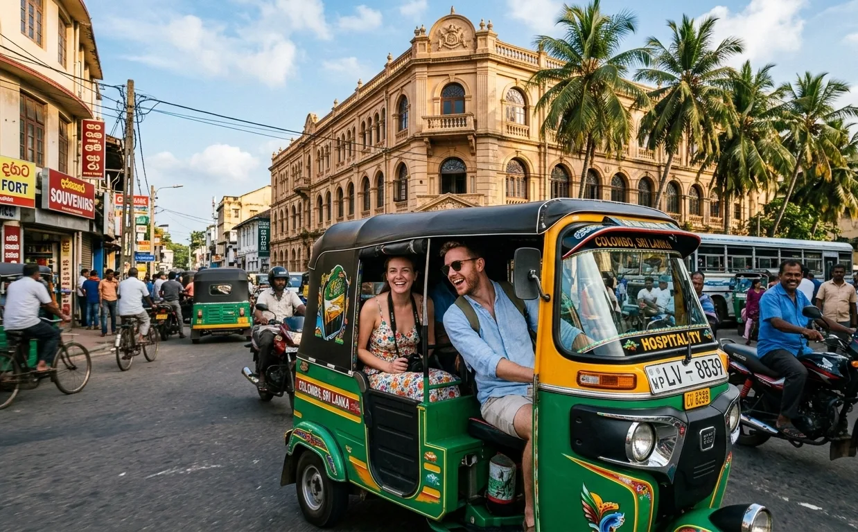 Colombo City Tour by Tuk Tuk Colombo shore excursion for cruise passengers